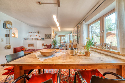 Tirolerhaus mit großem Garten, Pool und Baugrund – attraktive Lage in Scharnitz-Gießenbach Tirolerhaus mit großem Garten, Pool und Baugrund – attraktive Lage in Scharnitz-Gießenbach